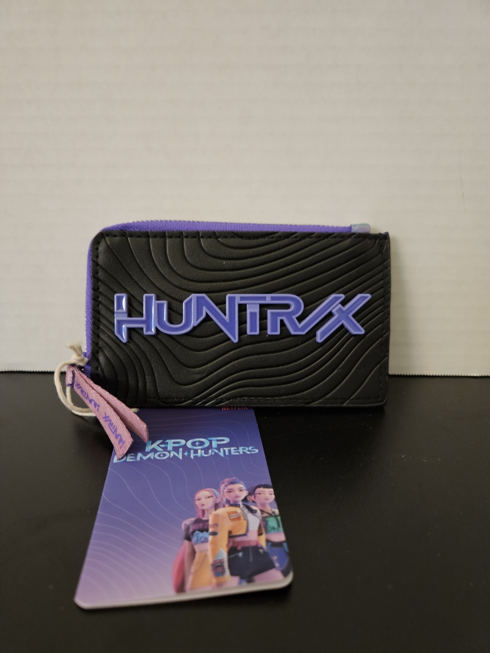 KPop Demon Hunters Huntrix  Purple Cardholder Loungefly